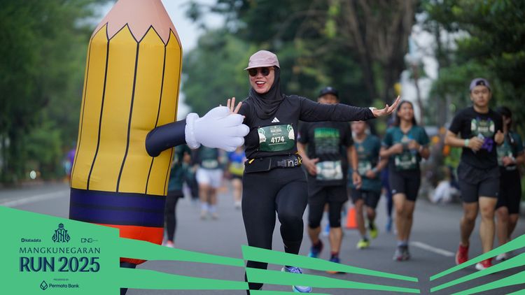 Race photo from Mangkunegaran Run 2025