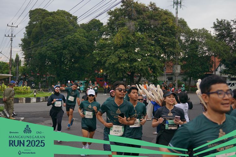 Race photo from Mangkunegaran Run 2025