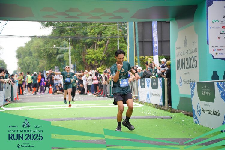 Race photo from Mangkunegaran Run 2025