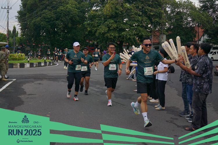 Race photo from Mangkunegaran Run 2025