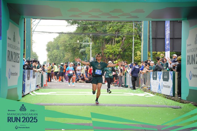 Race photo from Mangkunegaran Run 2025