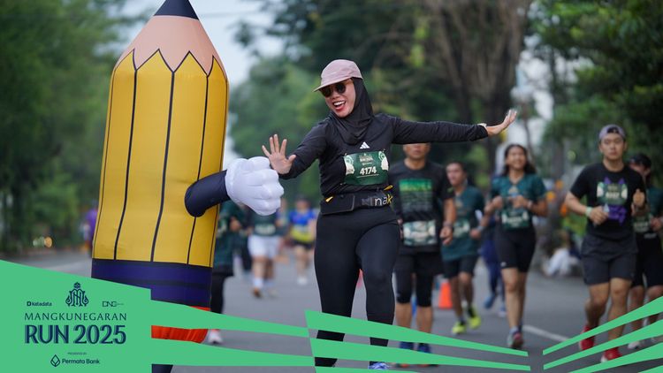 Race photo from Mangkunegaran Run 2025