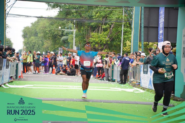Race photo from Mangkunegaran Run 2025