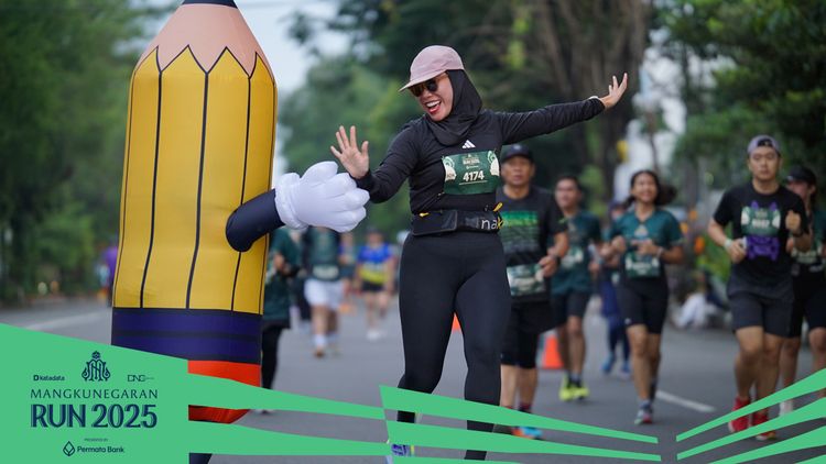 Race photo from Mangkunegaran Run 2025