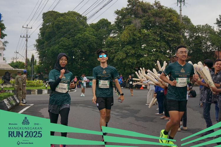 Race photo from Mangkunegaran Run 2025