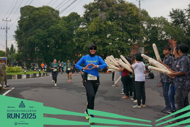 Race photo from Mangkunegaran Run 2025