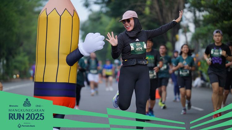 Race photo from Mangkunegaran Run 2025