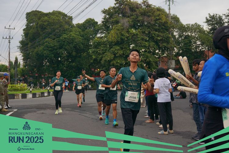 Race photo from Mangkunegaran Run 2025