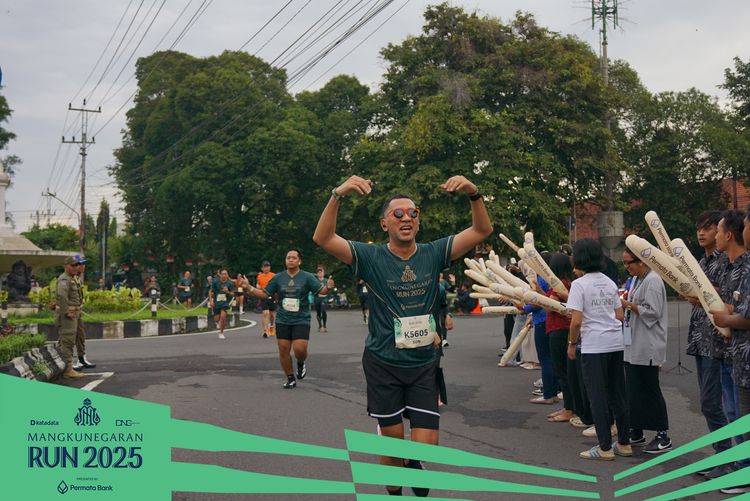 Race photo from Mangkunegaran Run 2025