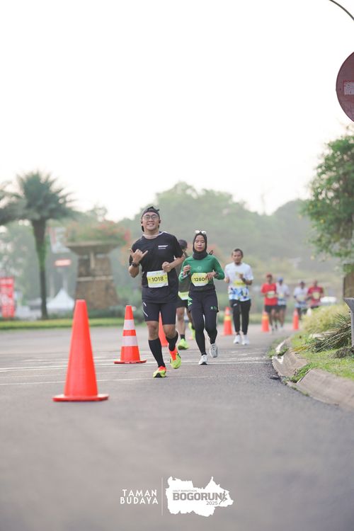 Race photo from Taman Budaya x BOGORUN 2025