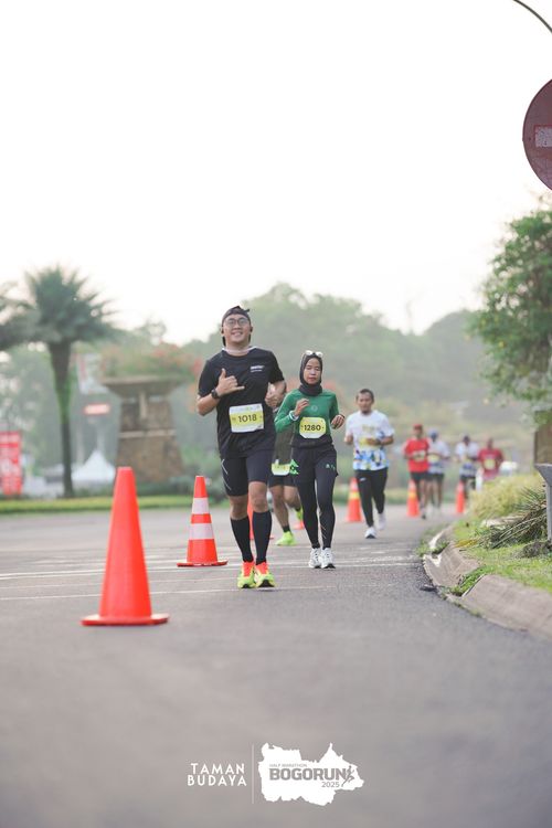 Race photo from Taman Budaya x BOGORUN 2025