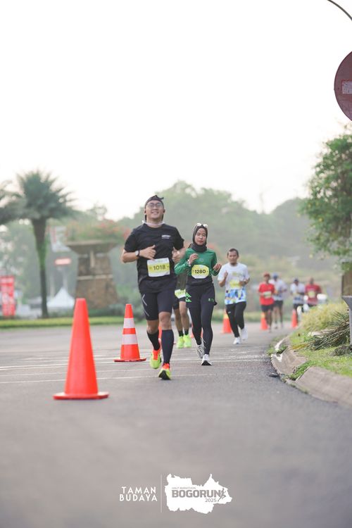 Race photo from Taman Budaya x BOGORUN 2025