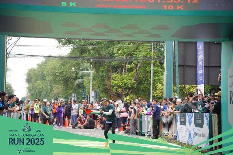 Race photo from Mangkunegaran Run 2025