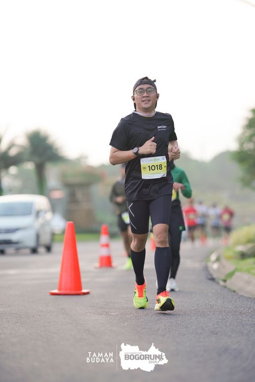 Race photo from Taman Budaya x BOGORUN 2025