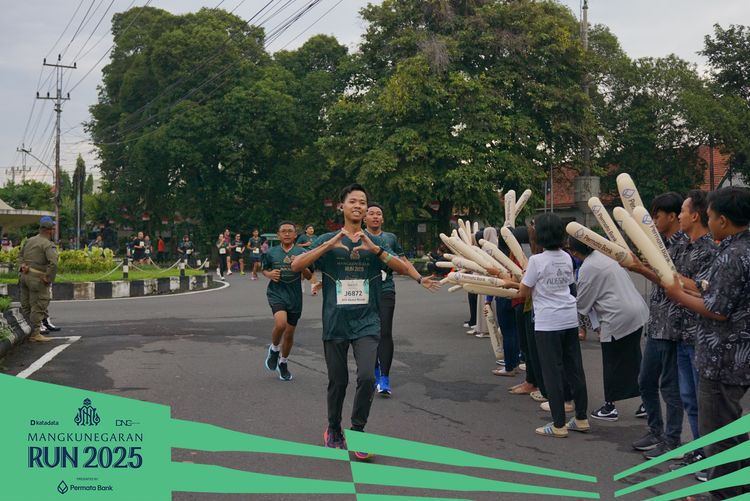 Race photo from Mangkunegaran Run 2025