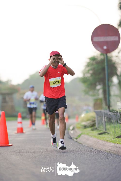 Race photo from Taman Budaya x BOGORUN 2025