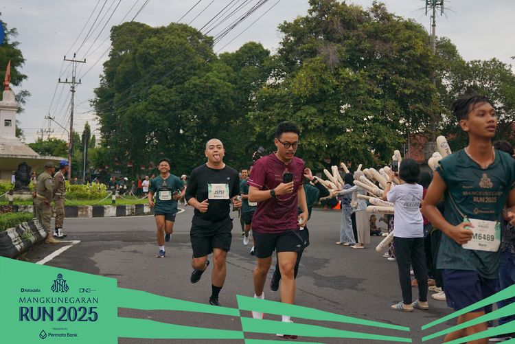 Race photo from Mangkunegaran Run 2025