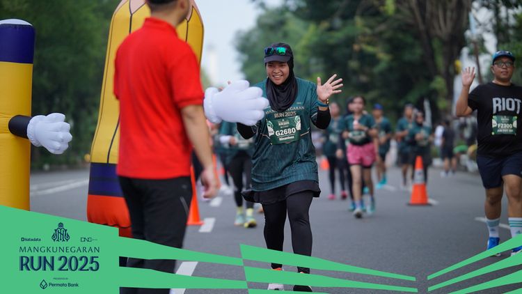 Race photo from Mangkunegaran Run 2025