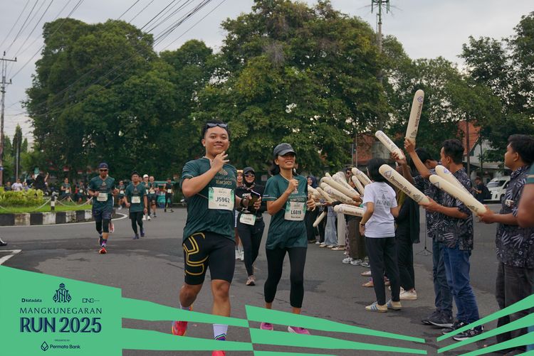 Race photo from Mangkunegaran Run 2025
