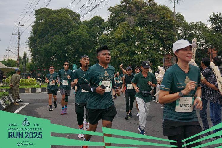 Race photo from Mangkunegaran Run 2025