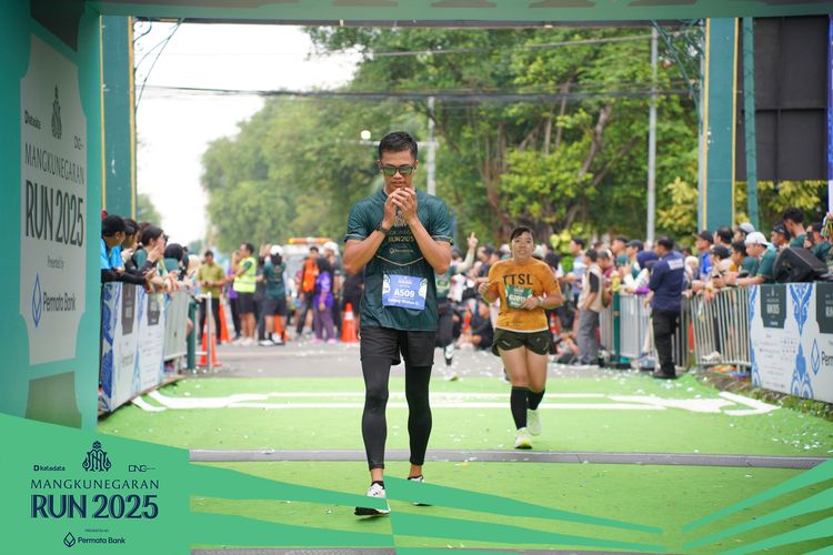 Race photo from Mangkunegaran Run 2025