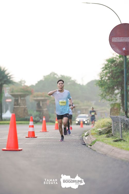 Race photo from Taman Budaya x BOGORUN 2025