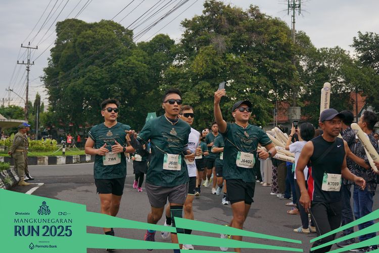 Race photo from Mangkunegaran Run 2025