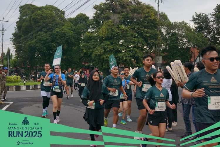 Race photo from Mangkunegaran Run 2025