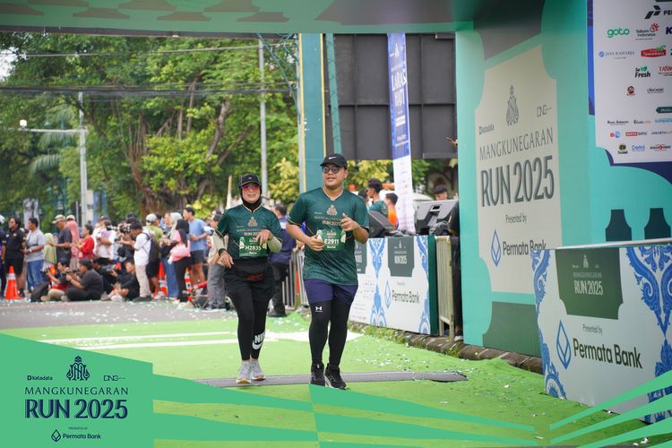 Race photo from Mangkunegaran Run 2025