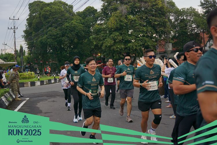 Race photo from Mangkunegaran Run 2025