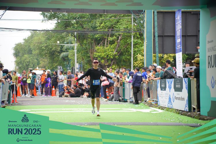 Race photo from Mangkunegaran Run 2025