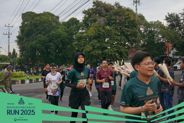 Race photo from Mangkunegaran Run 2025