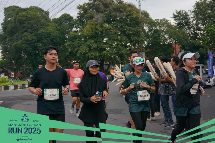 Race photo from Mangkunegaran Run 2025