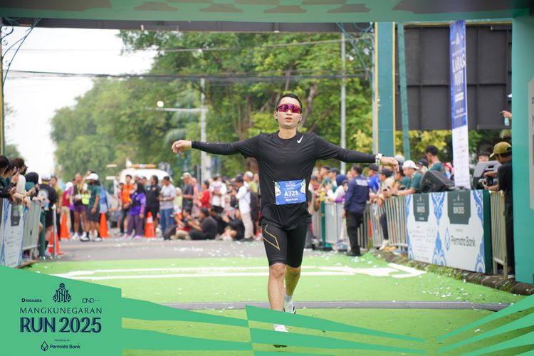 Race photo from Mangkunegaran Run 2025