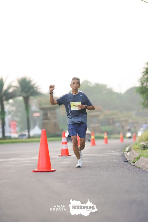Race photo from Taman Budaya x BOGORUN 2025