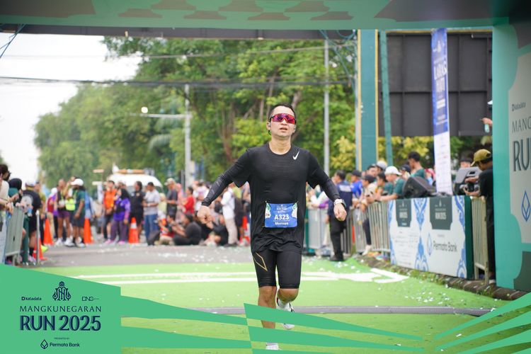 Race photo from Mangkunegaran Run 2025