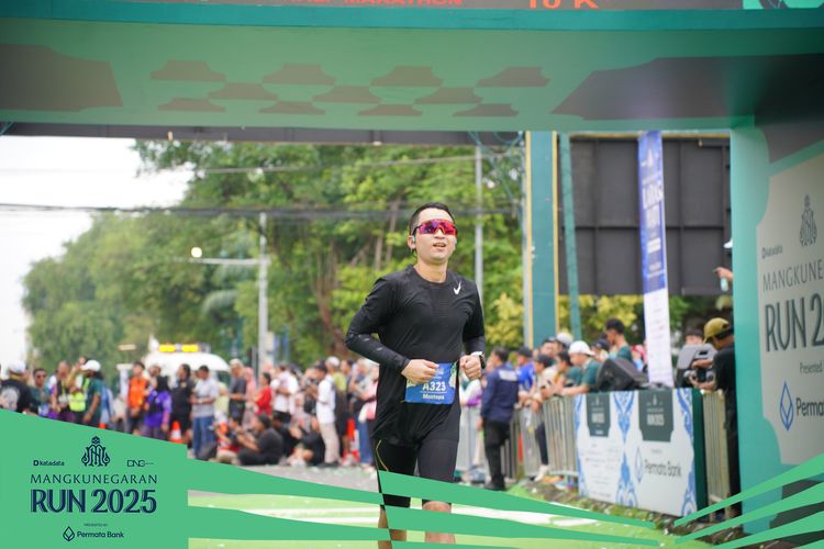 Race photo from Mangkunegaran Run 2025