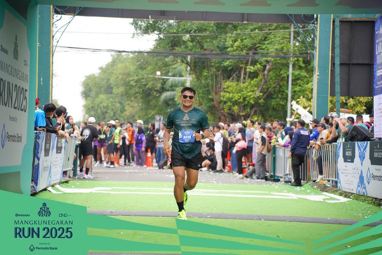 Race photo from Mangkunegaran Run 2025