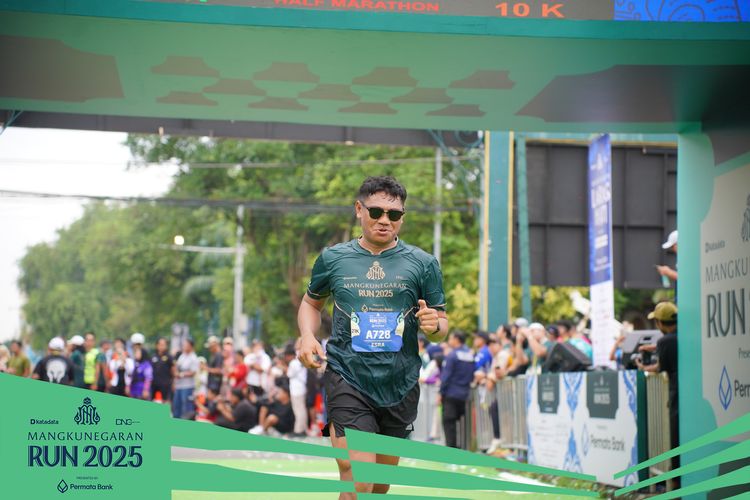 Race photo from Mangkunegaran Run 2025