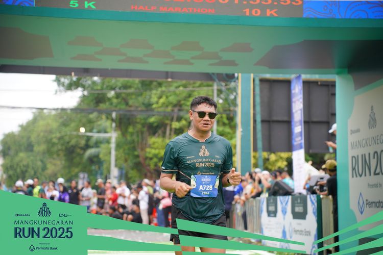 Race photo from Mangkunegaran Run 2025