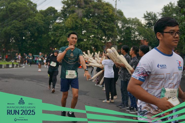 Race photo from Mangkunegaran Run 2025