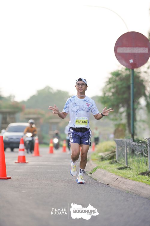 Race photo from Taman Budaya x BOGORUN 2025