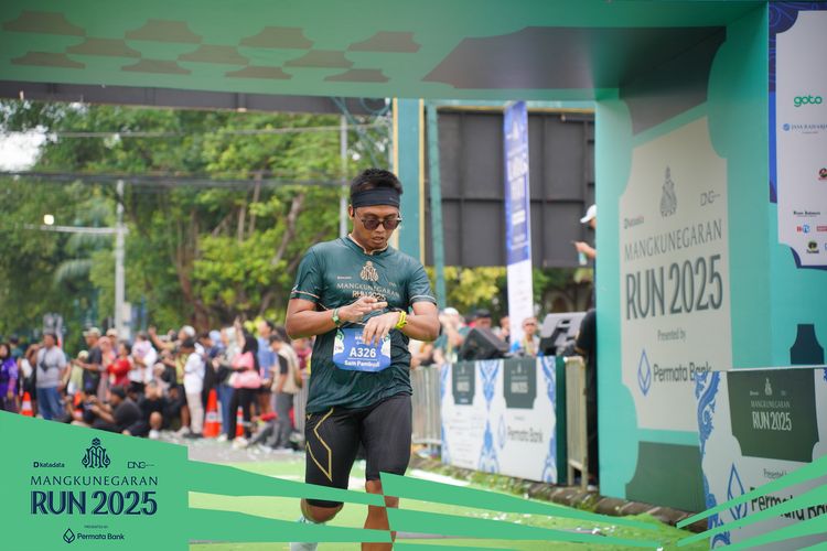 Race photo from Mangkunegaran Run 2025