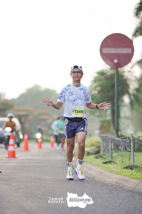 Race photo from Taman Budaya x BOGORUN 2025