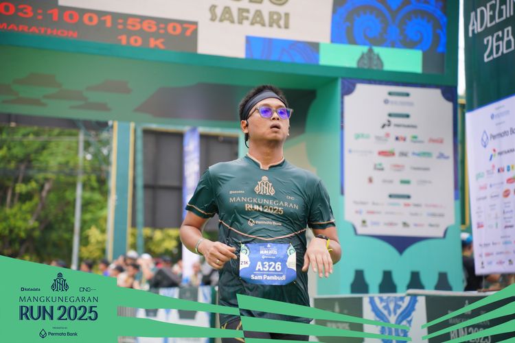 Race photo from Mangkunegaran Run 2025