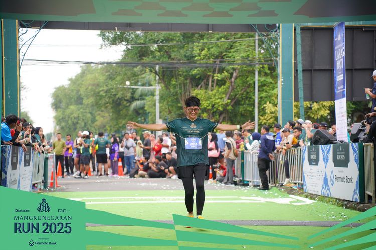 Race photo from Mangkunegaran Run 2025