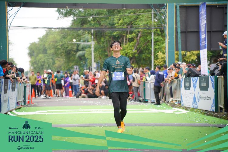 Race photo from Mangkunegaran Run 2025