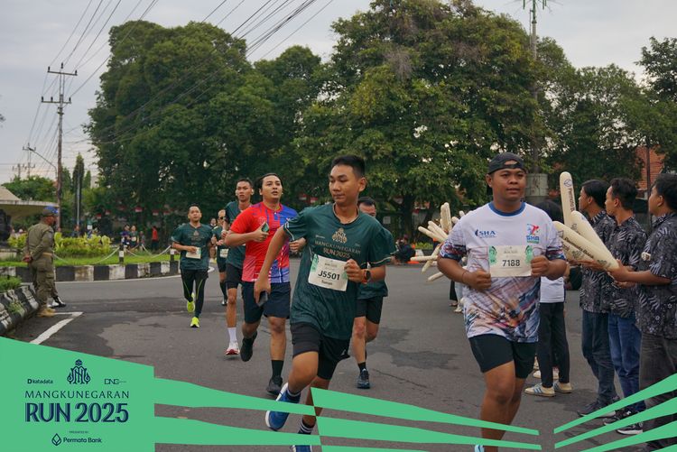 Race photo from Mangkunegaran Run 2025