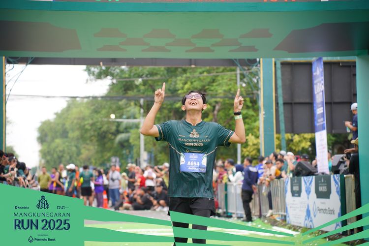 Race photo from Mangkunegaran Run 2025