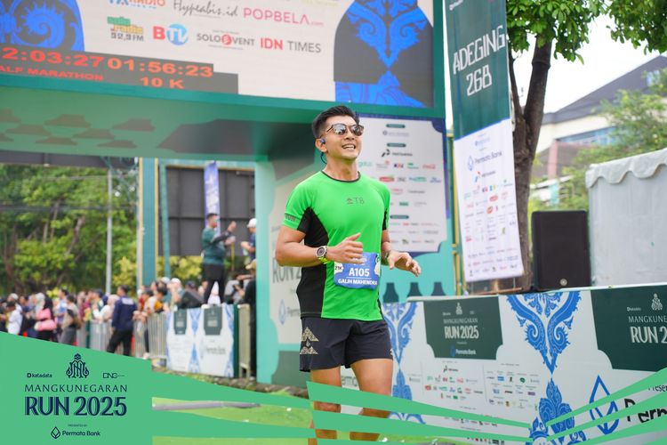 Race photo from Mangkunegaran Run 2025